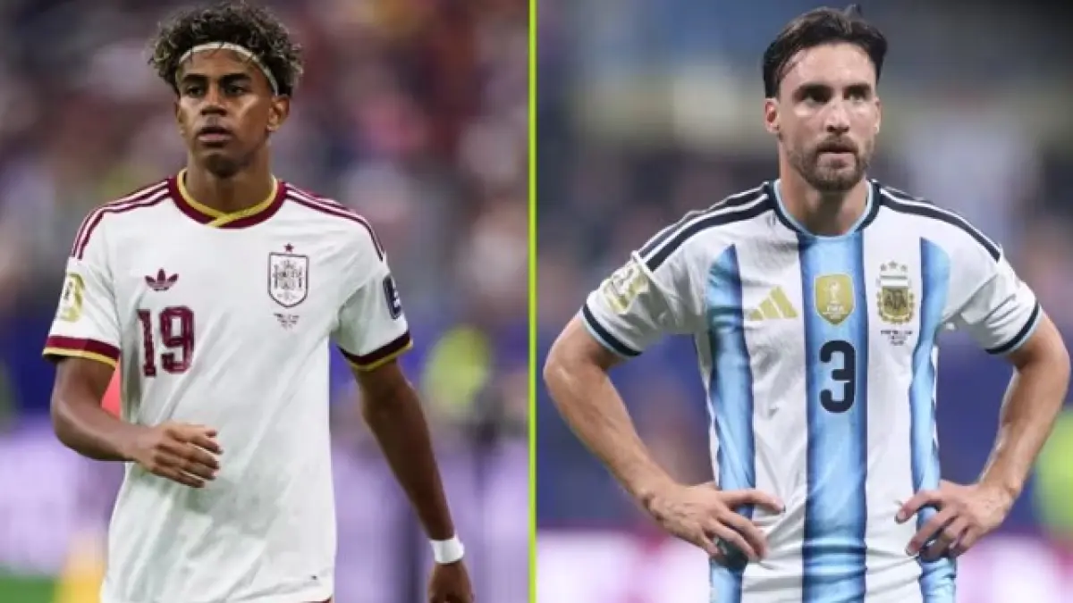 Duel antara Lamine Yamal kontra Nicolas Tagliafico pada final Piala Dunia 2026 menjadi salah satu penentu hasil akhir. (FIFA)