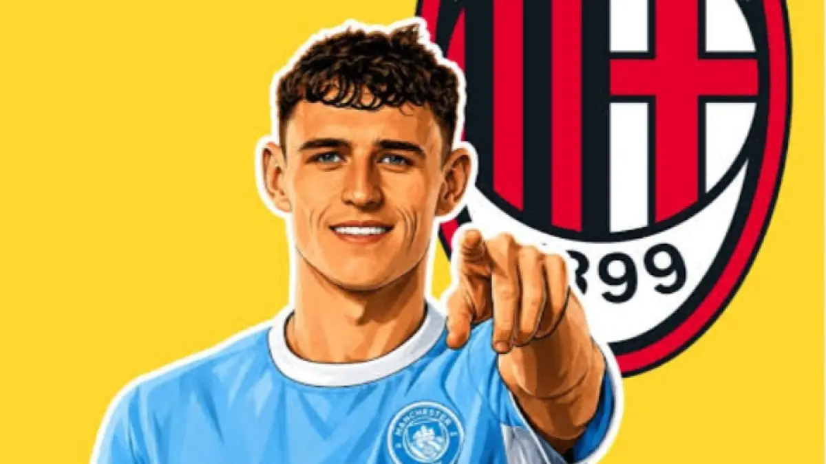 BURUAN: Phil Foden, pemain Manchester City yang diminati AC Milan. (Istimewa) 