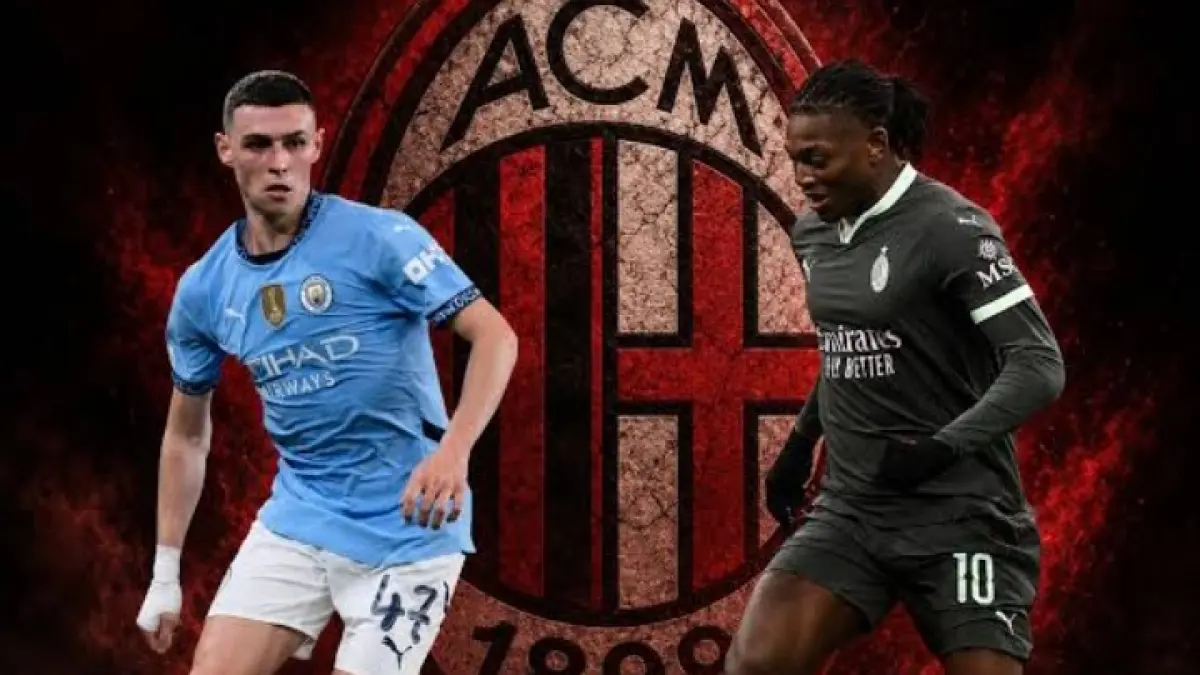 GANTI NAMA: Phil Foden dari Manchester City siap diboyong AC Milan jika Rafael Leao jadi hengkang. (Istimewa) 