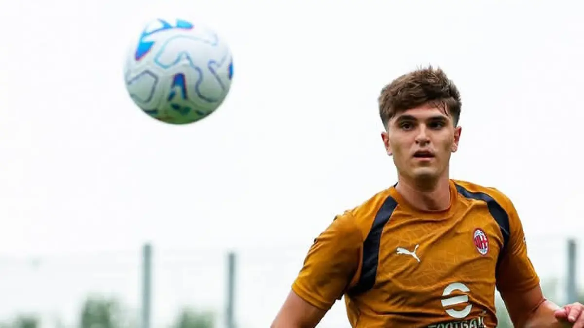 MASA DEPAN: Pemain muda AC Milan Davide Bartesaghi. (Istimewa) 