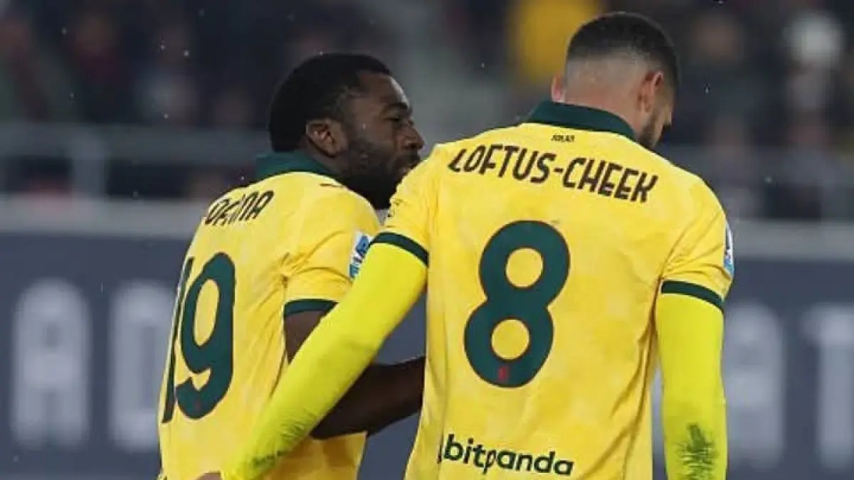 SIAP JUAL: Youssouf Fofana dan Ruben Loftus-Cheek, dua gelandang AC Milan yang tampaknya akan dilepas. (Istimewa) 