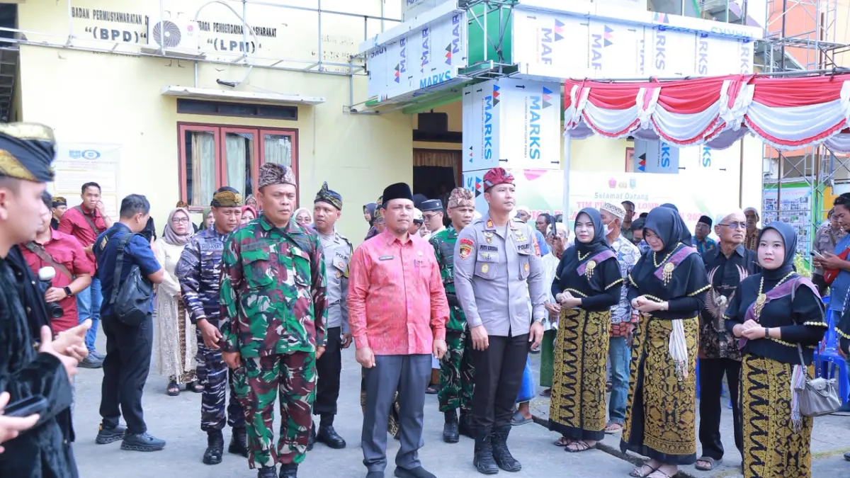 WAKILI LOBAR: Desa Menintig menjadi salah satu desa yang ikut Lomba Tiga Pilar Kamtibmas mewakili Lombok Barat.