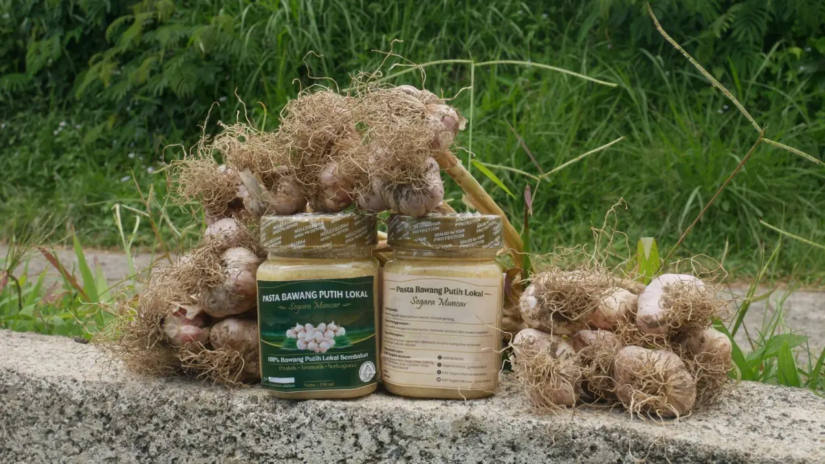 Hasil Pengolahan Bawang Putih Sembalun Yang Kini Bisa Jadi Pasta Premium.