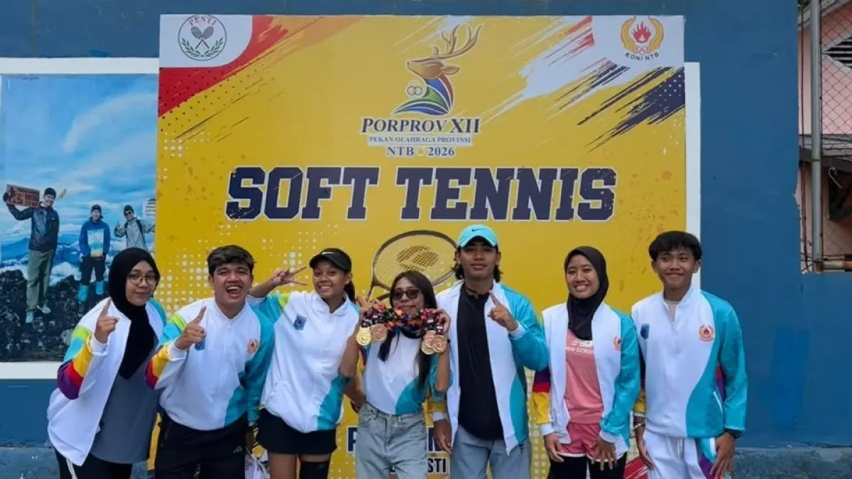 Kontingen Mataram dari cabor soft tennis berhasil menjadi juara umum di Porprov XII 2026.

&nbsp;