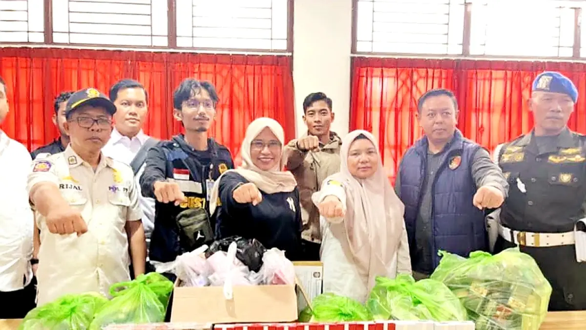 Dalam operasi penindakan yang digelar di Kabupaten Lombok Barat pada Jumat (17/7/2026), petugas berhasil menyita sebanyak 514 bungkus atau setara 10.414 batang rokok ilegal.