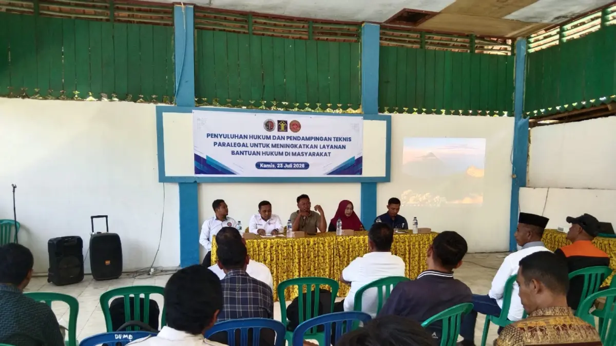 Kanwil Kemenkum NTB memberikan pendampingan teknis kepada paralegal se-Kabupaten Bima terkait aktualisasi dan pelaporan layanan hukum.