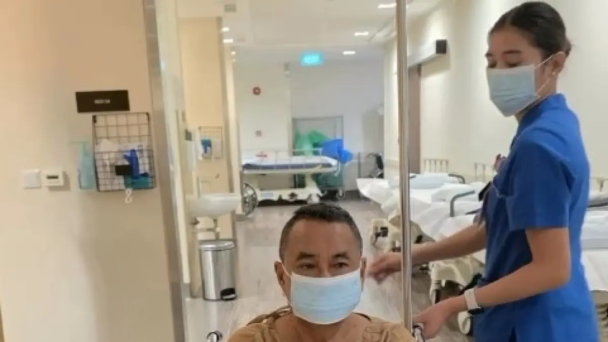 MUNDUR: Hotman Paris Hutapea resmi mundur dari tim pengacara eks Jampidsus Febrie Adriansyah untuk fokus pengobatan sakit syaraf kejepit yang dideritanya. (IG)