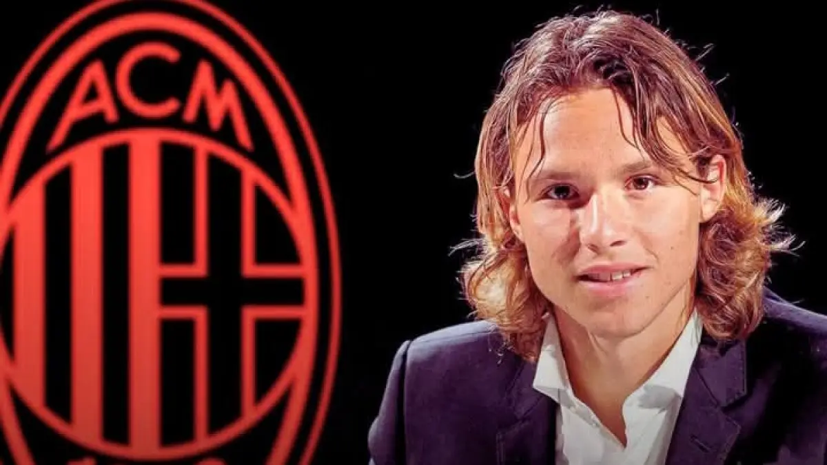 PENUH POTENSI: Christian Comotto, pemain muda AC Milan yang memperpanjang kontrak hingga 2031. (Istimewa) 