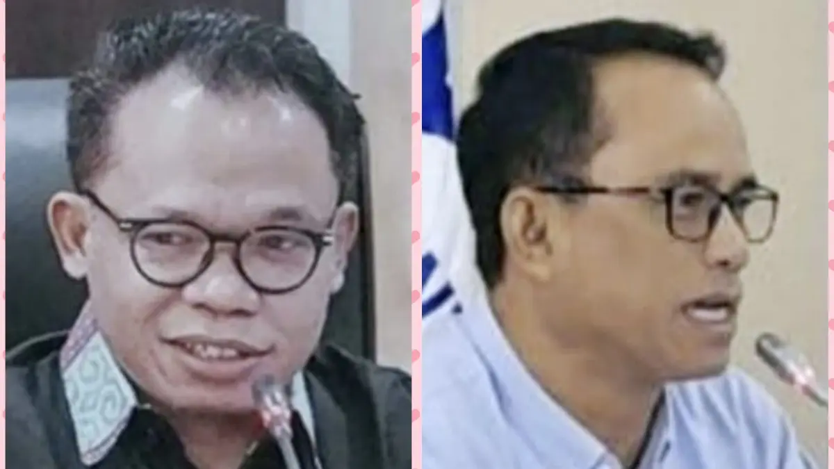 Anggota Banggar DPRD NTB Hasbullah Muis Konco (kanan) dan Akhdiansyah (kiri) mendesak Gubernur Iqbal untuk menerapkan KPI sebagai alat ukur kinerja kepala OPD.