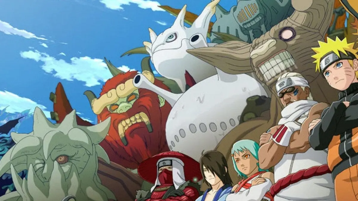 Paran Jinchuuriki dan Bijuu di Anime Naruto.