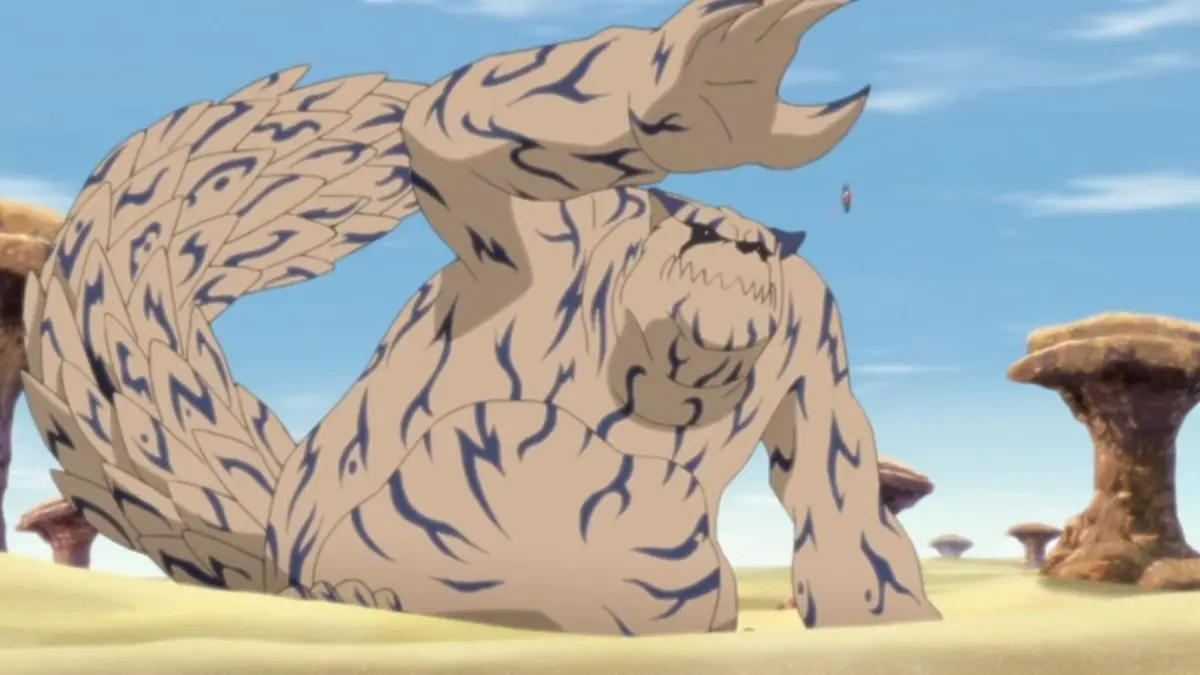 Shukaku dalam Anime Naruto