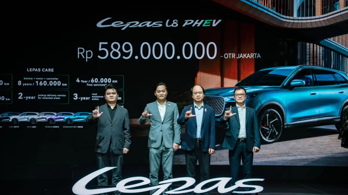 LEPAS L8 Resmi Dipasarkan dengan Harga Rp 589.000.000, Hadirkan Standar Baru Premium Lifestyle Mobility di Indonesia.