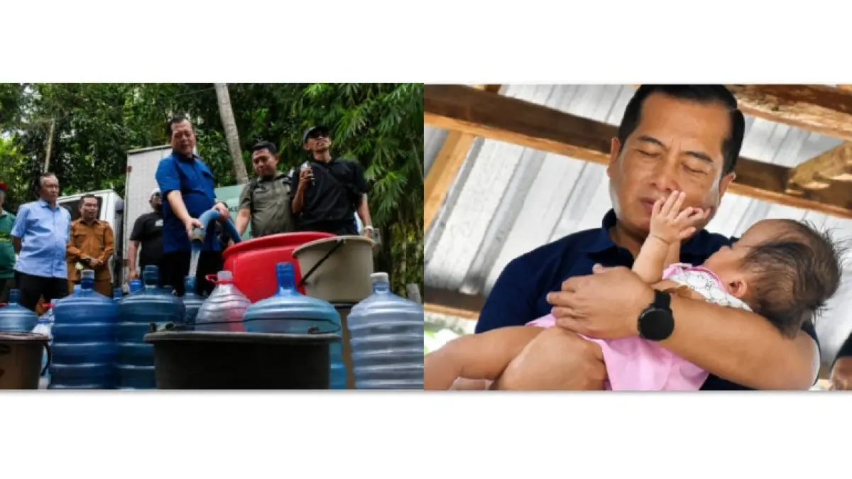 DESA BERDAYA: Rangkaian perjalanan kunjungan Gubernur NTB Lalu Muhamad Iqbal ke Desa Pandan Indah, Mangkung, dan Sengkol, Kabupaten Lombok Tengah, Senin (27/7). (DISKOMINFOTIK NTB/LOMBOK POST)