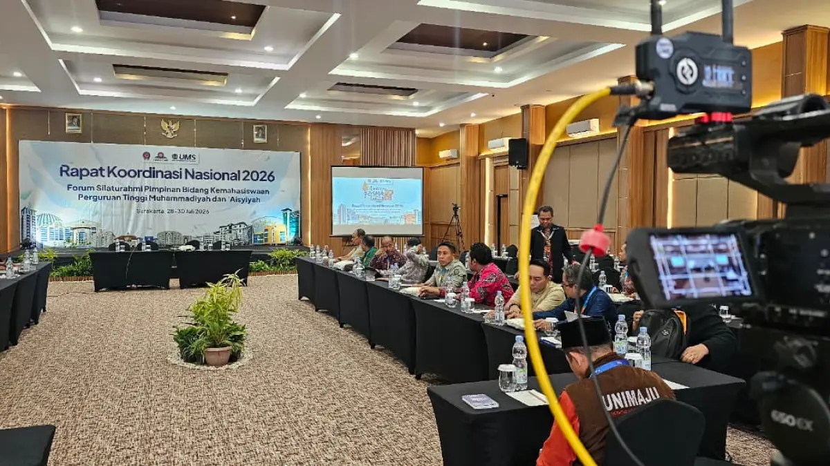 Rapat Koordinasi Nasional (Rakornas) Forum Silaturahmi Pimpinan Bidang Kemahasiswaan Perguruan Tinggi Muhammadiyah dan ‘Aisyiyah (FOSMA) 2026.