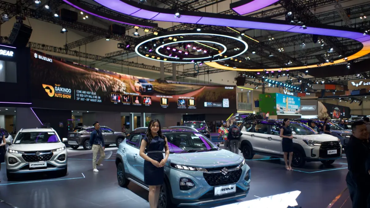 Suzuki menampilkan 18-unit kendaraan dari berbagai segmen di GIIAS 2026, Pengunjung dapat menikmati beragam aktivitas serta fasilitas pendukung yang tersedia selama gelaran.