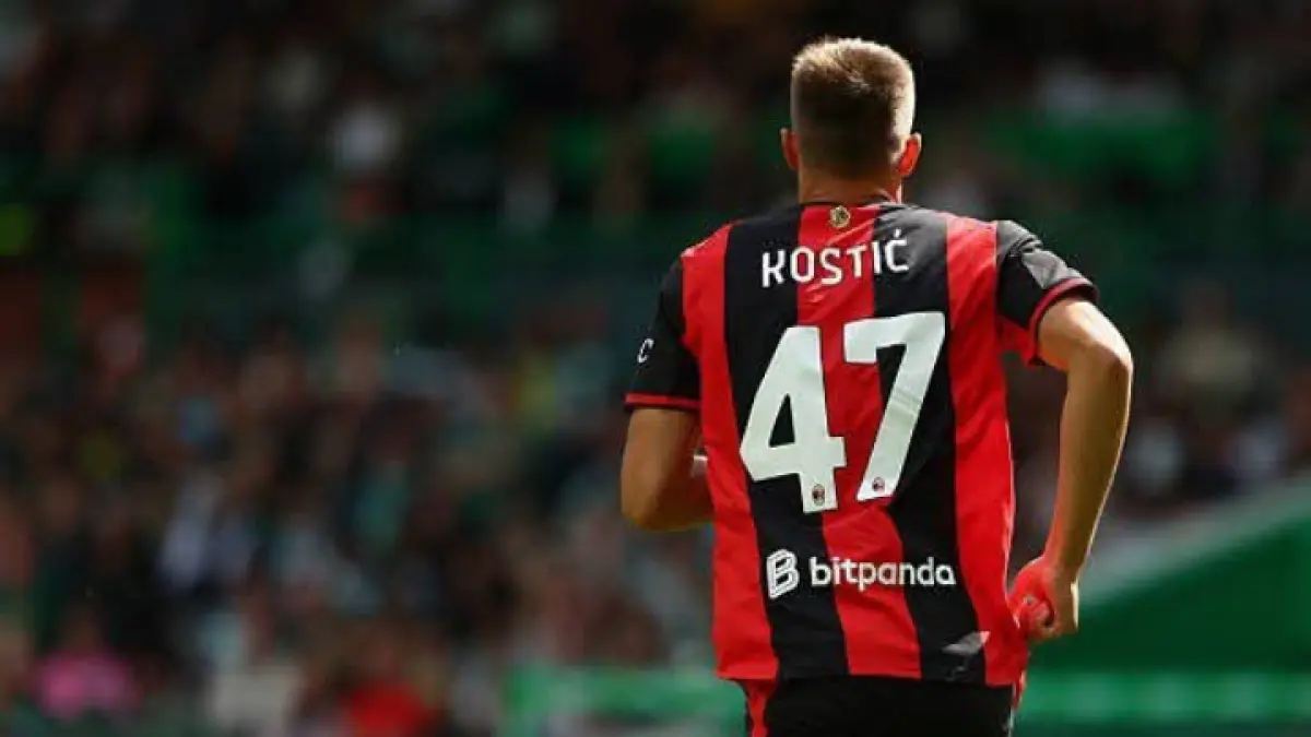 UJUNG TOMBAK: Andrei Kostic, striker muda AC Milan yang belum jelas nasibnya. (Istimewa) 