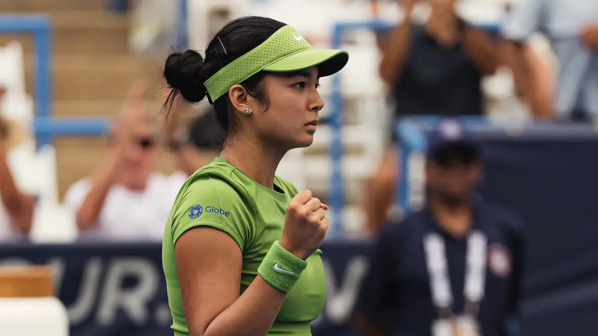 Alexandra Eala kalahkan Elina Svitolina 6-3, 6-4 dan melaju ke semifinal Washington Open 2026. Berikutnya menghadapi Naomi Osaka. (Instagram Alexandra Eala)
