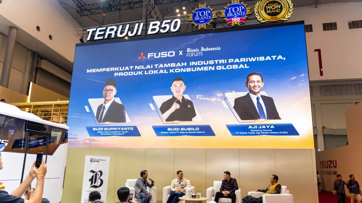 Mitsubishi Fuso Hadirkan Solusi Transportasi Penumpang untuk Dukung Pariwisata Indonesia.
