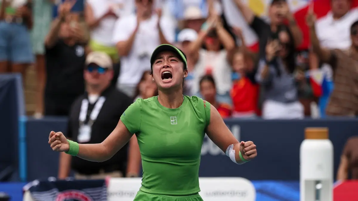 Alexandra Eala tembus Top 20 WTA usai juara Washington. Kristina Liutova naik 103 peringkat setelah meraih gelar WTA pertama. (Photo Getty Images via AFP)
