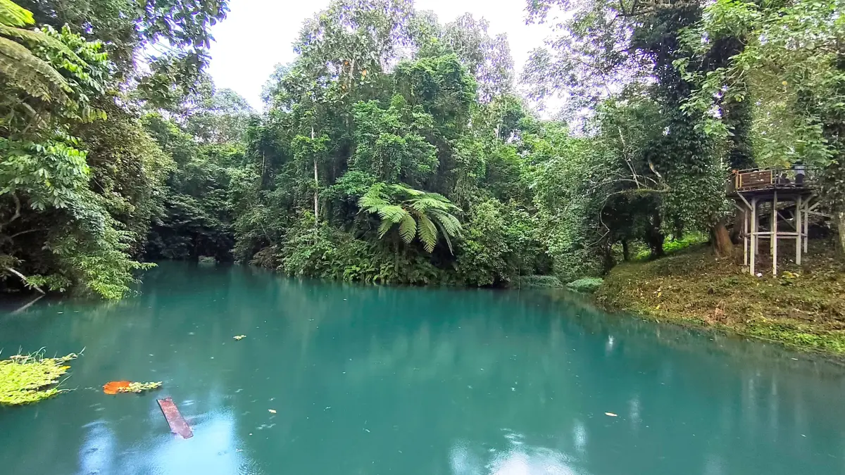 SPAM MASMIRAH: Kawasan wisata Danau Biru akan menjadi bagian dari pembangunan SPAM Masmirah di Lombok Tengah.