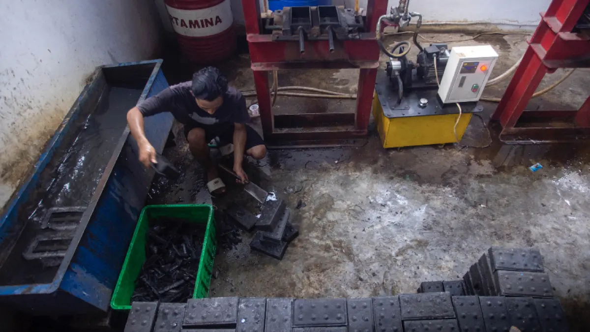 Pembuatan Paving blok