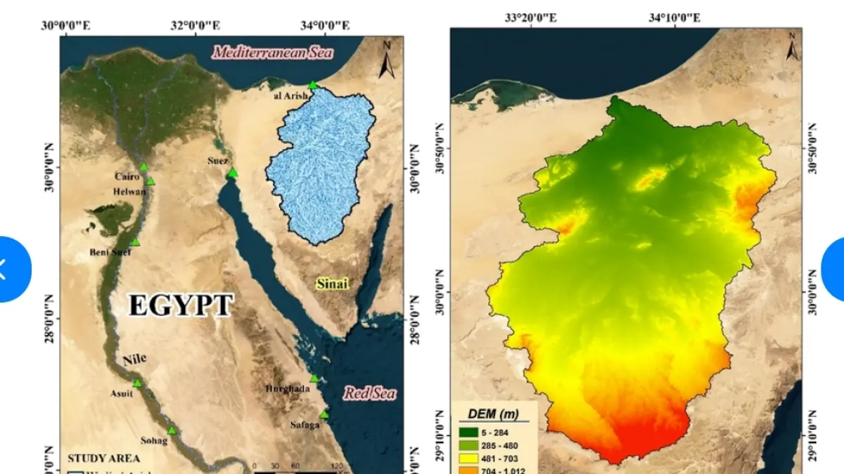 celah sempit Wadi El-Arish