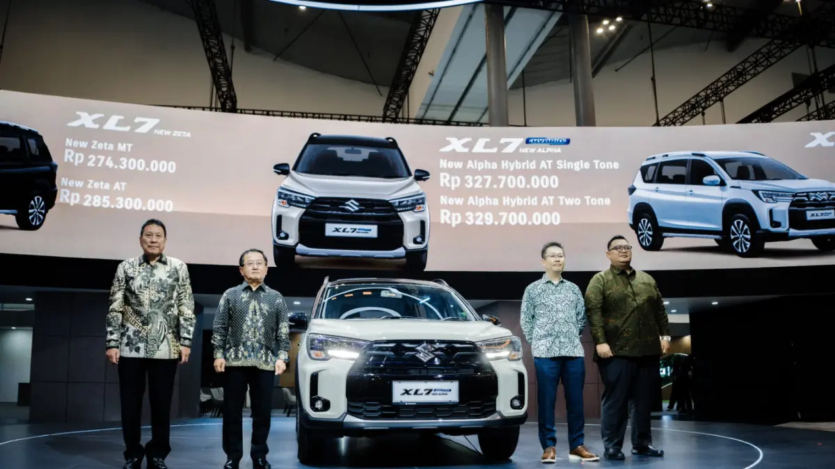 RESMI DILUNCURKAN: Suzuki XL7 terbaru resmi diluncurkan dalam ajang GAIKINDO Indonesia International Auto Show (GIIAS) 2026 di ICE BSD City, Tangerang. (IST/LOMBOK POST)