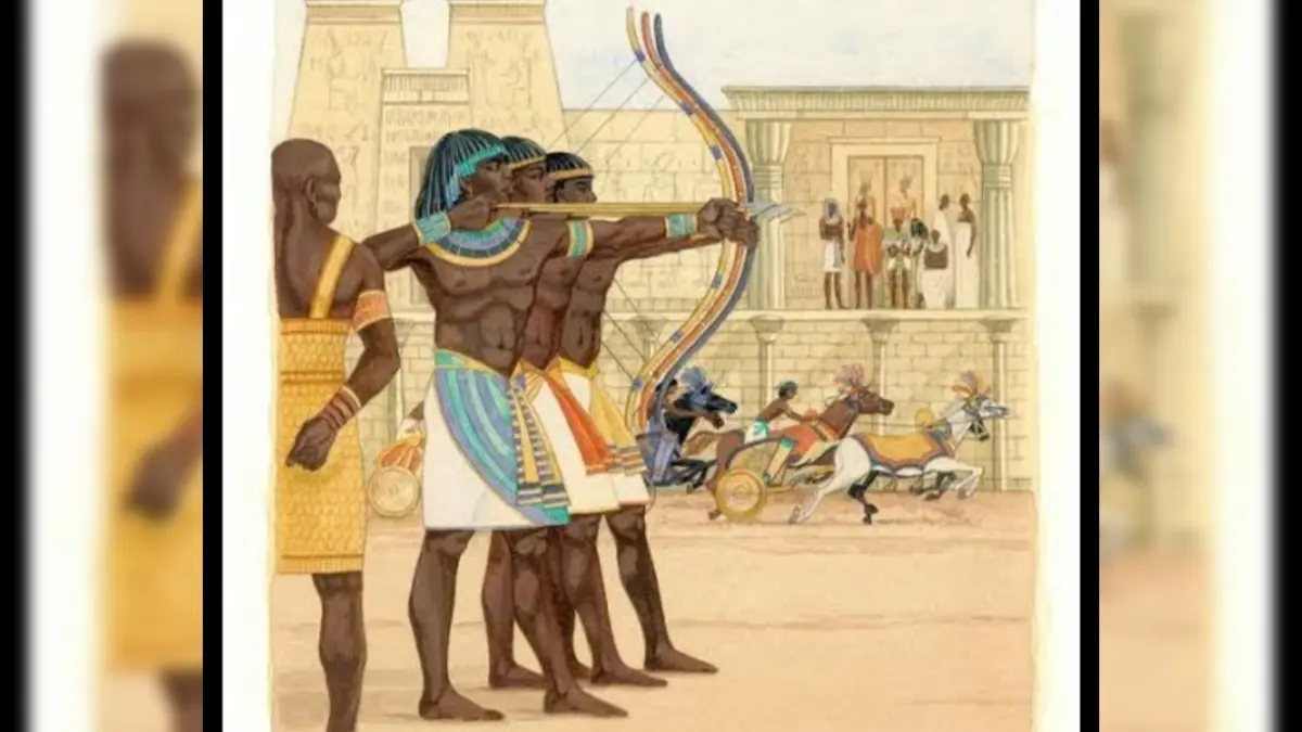 Ilustrasi prajurit Nubia