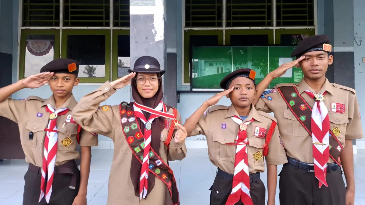 MEMBANGGAKAN: Empat santri Ponpes Asshohwah Al-Islamiyah Biletepung tmenjadi peserta mewakili Lombok Barat dalam ajang Jambore Nasional XII Tahun 2026 di Cibubur, Jakarta Timur.