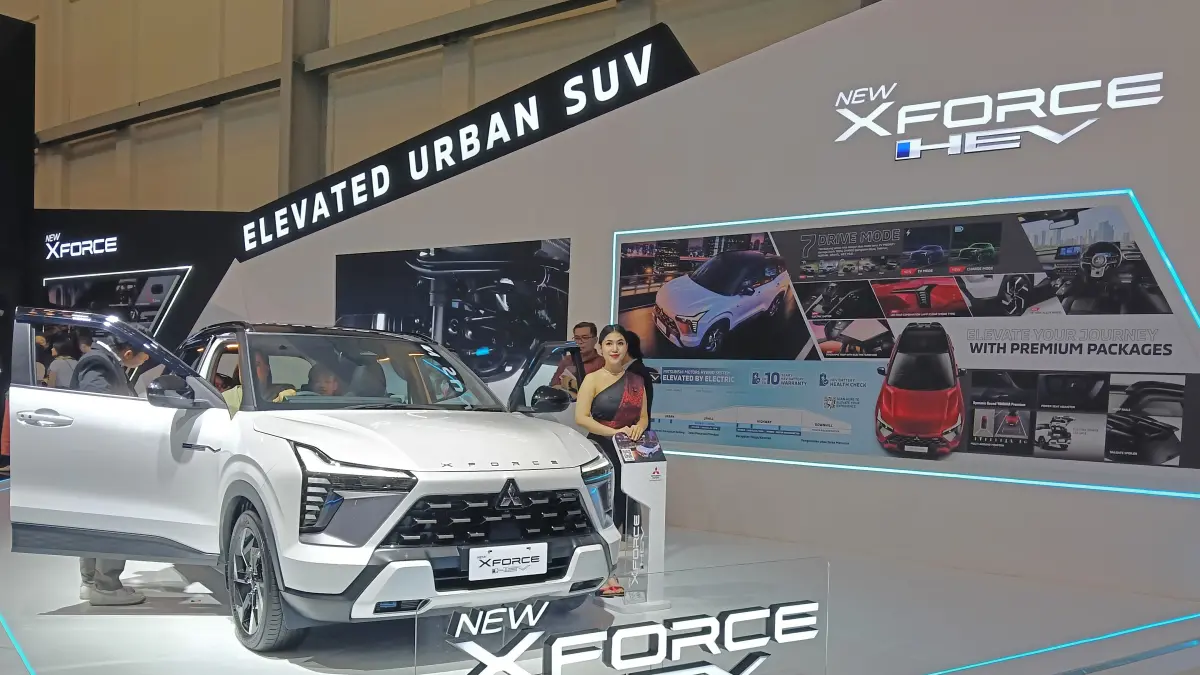 New XFORCE HEV merupakan mobil hybrid pertama Mitsubishi Motors yang dipasarkan sekaligus diproduksi secara lokal di Indonesia. (ist)