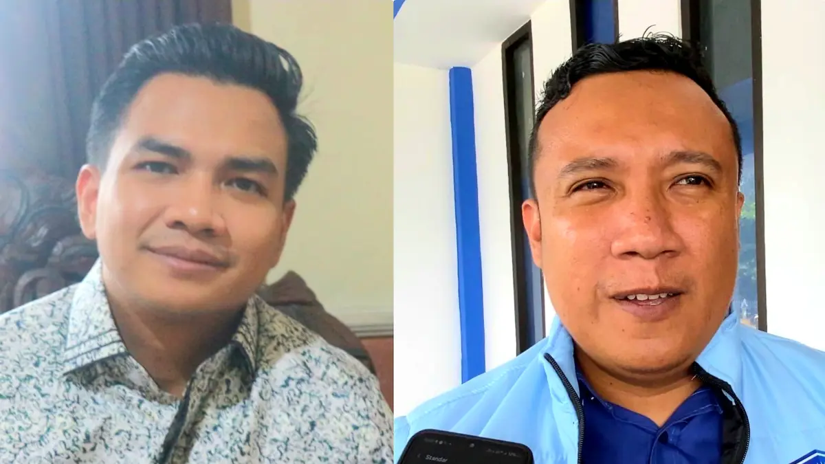Zihani Ilman Fayadi (kiri) dan Ahmad Azhari Gufron