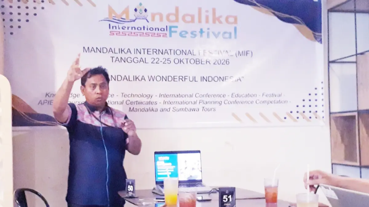 Direktur Mandalika International Festival, Sirajuddin.