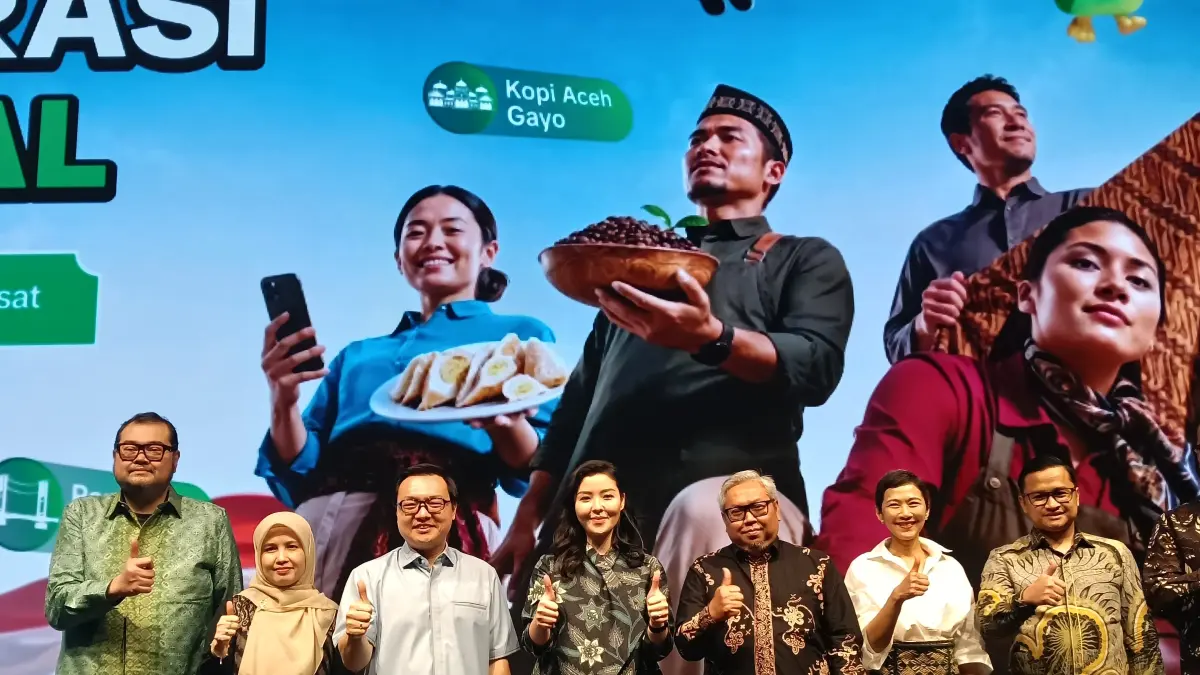 Acara “Perayaan Kolaborasi Beli Lokal oleh Tokopedia dan TikTok Shop” di Jakarta, Kamis (13/8). (ist)