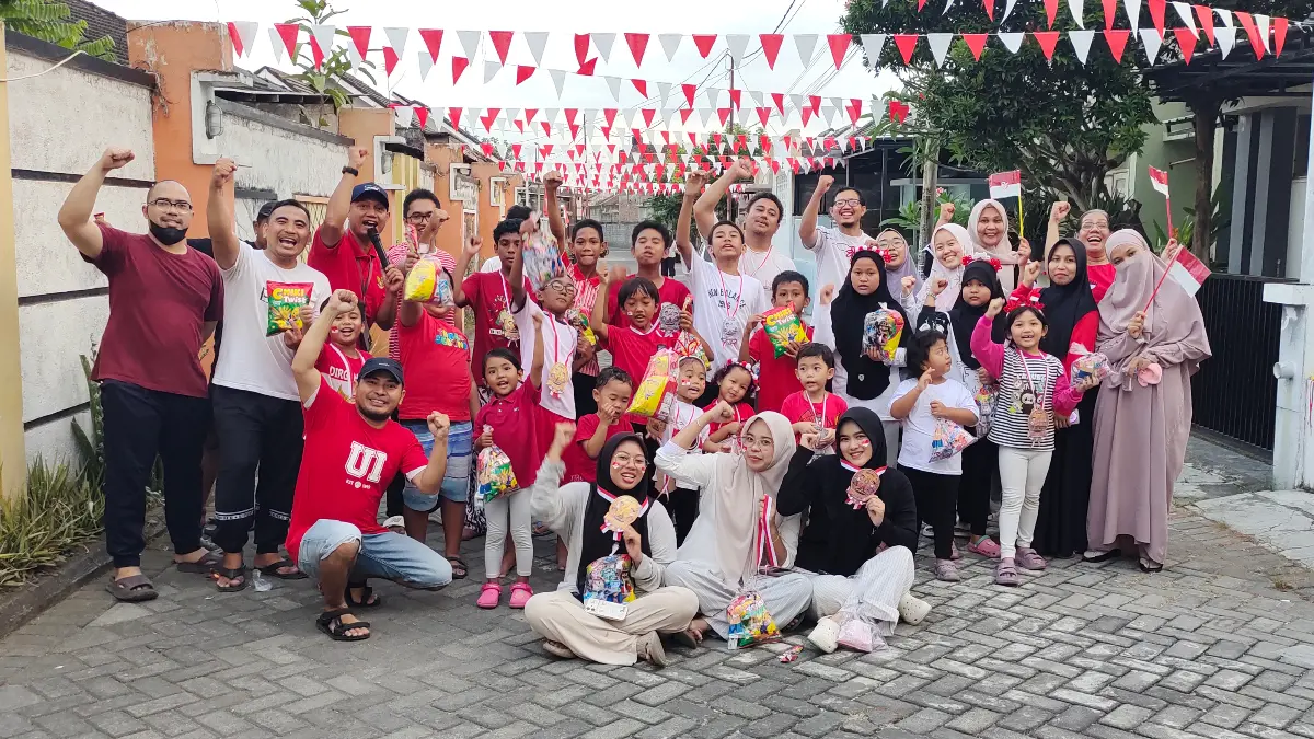 Warga Perumahan Graha Sesela menggelar beragam lomba untuk menyemarakkan Hari Ulang Tahun (HUT) Republik Indonesia (RI) ke-81 pada Senin (17/8). 