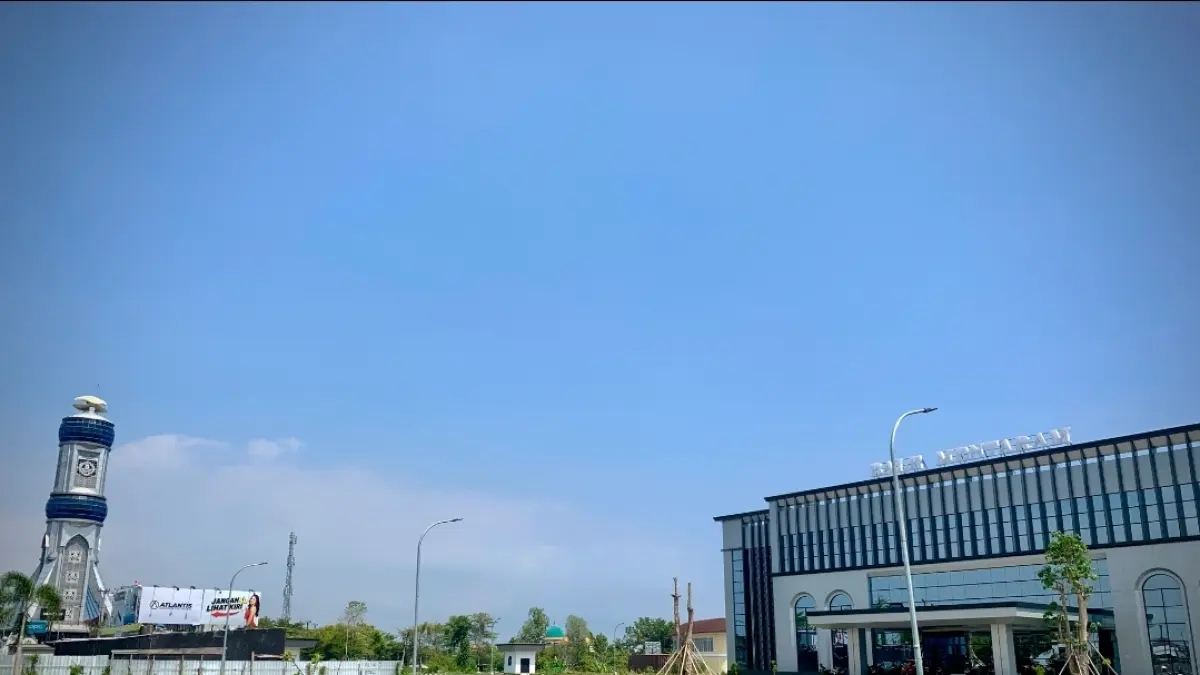 Suasana kawasan Kantor Wali Kota Mataram atau Bale Mentaram, di Jempong beberapa waktu lalu. 