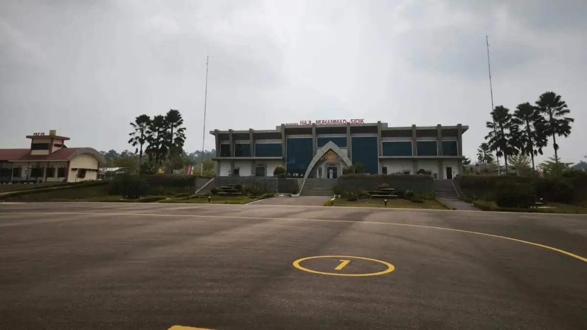 Bandara Haji Muhammad Sidik - Muara Teweh, Kabupaten Barito Utara, Kalimantan Tengah. (Dok. Kemenhub)
