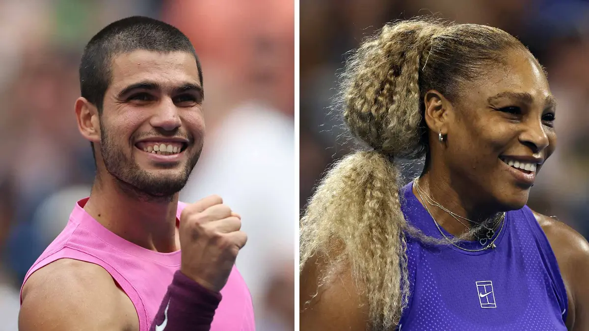 Carlos Alcaraz dan Serena Williams berduet di mixed doubles US Open 2026. Duet dua generasi ini mendapat wild card dari USTA. (ATP Tour)