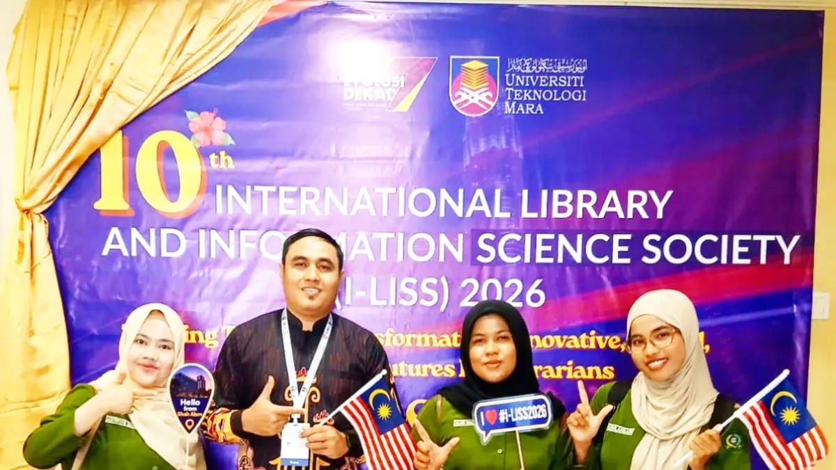Program Studi Perpustakaan dan Sains Informasi FISIPOL UMMAT mengikuti 10th International Library and Information Science Society (I-LISS) 2026 di Malaysia.