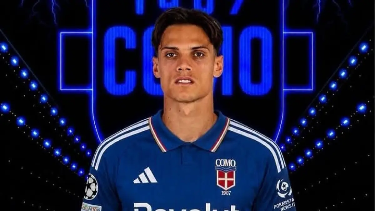DIPINJAMKAN: Samuele Ricci, gelandang AC Milan yang siap pindah ke Como. (Istimewa) 