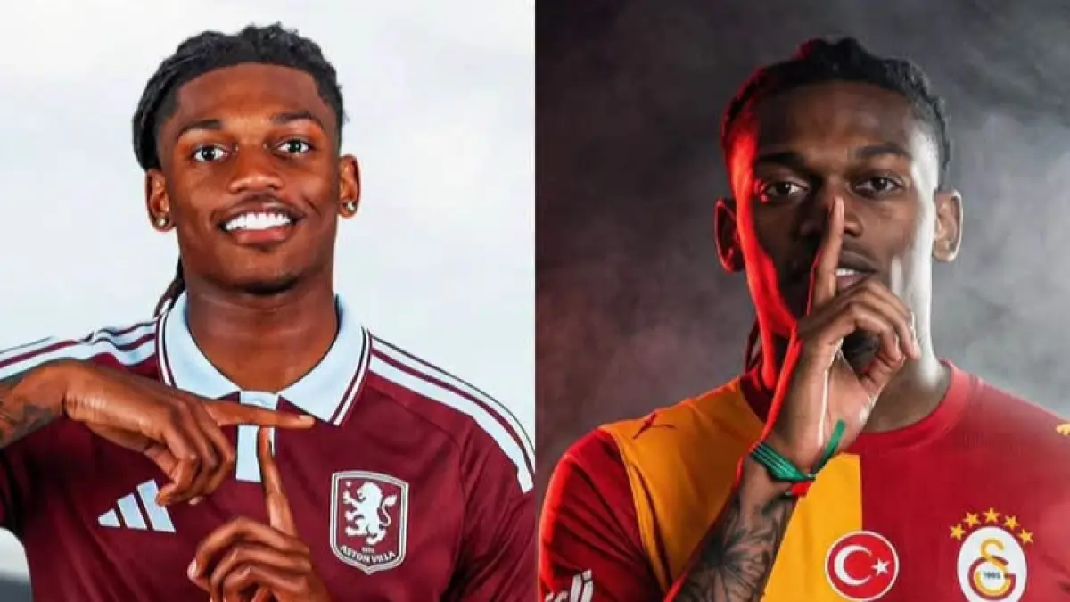 DRAMA TRANSFER: Pemain AC Milan Rafael Leao di antara pilihan Galatasaray atau Aston Villa. (Istimewa) 