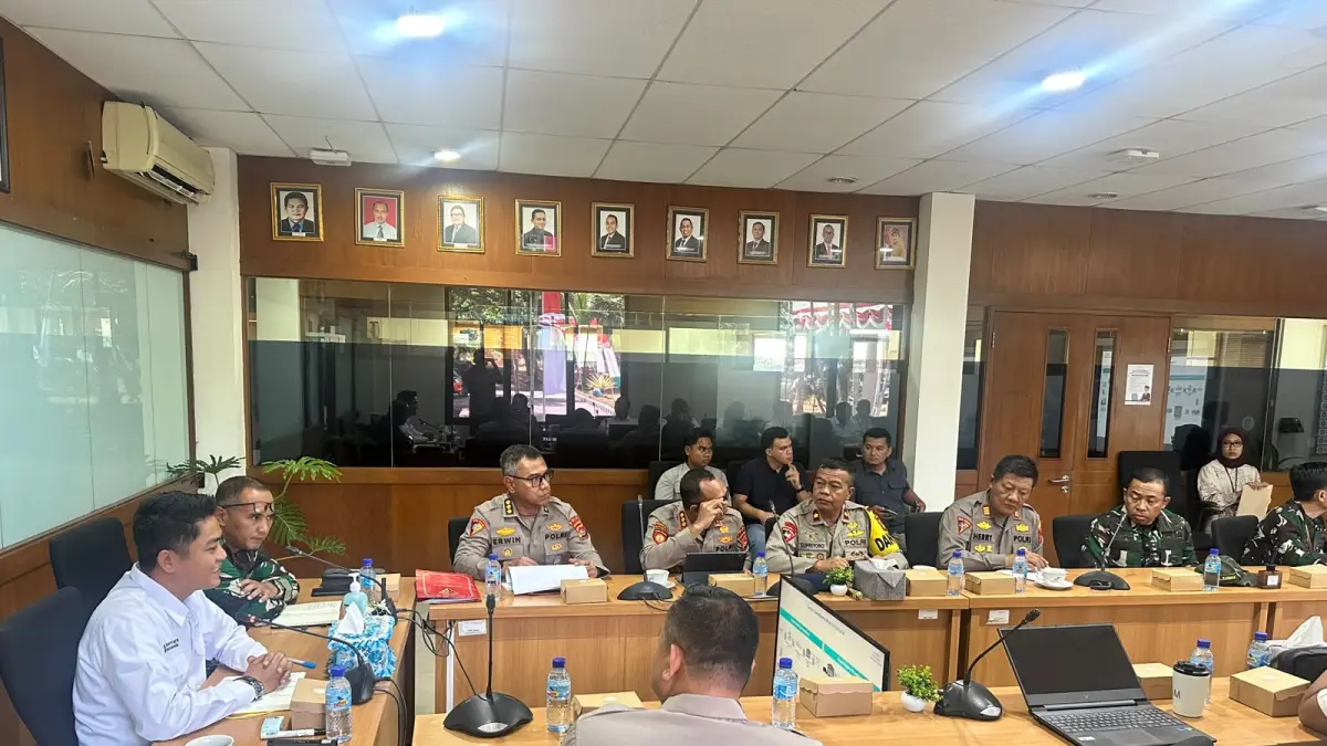 Suasana rakor di aula utama BIZAM, Kamis (27/8).