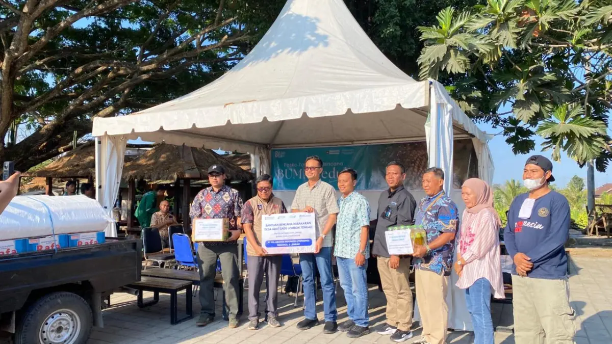 BUMN hadir untuk masyarakat Desa Adat Sade, Desa Rembitan, Kecamatan Pujut, Kabupaten Lombok Tengah.