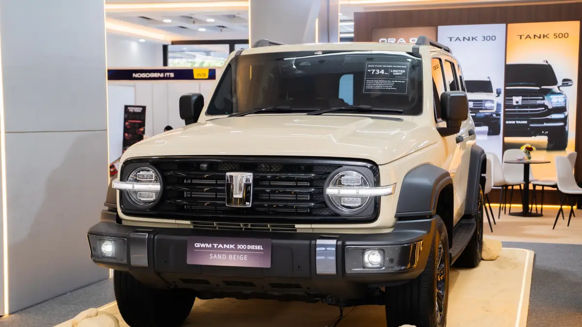 GWM Tank 300 Diesel Sand Beige. (IST/LOMBOK POST)
