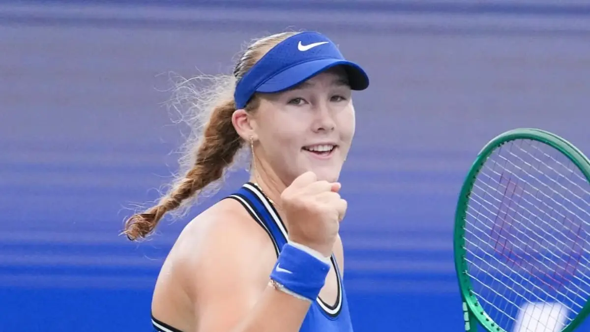 Janice Tjen kembali dikalahkan Mirra Andreeva, kali ini 2-6, 2-6 di US Open 2026. Dalam 14 hari, Andreeva dua kali menang atas Tjen. (Instgaram US Open)