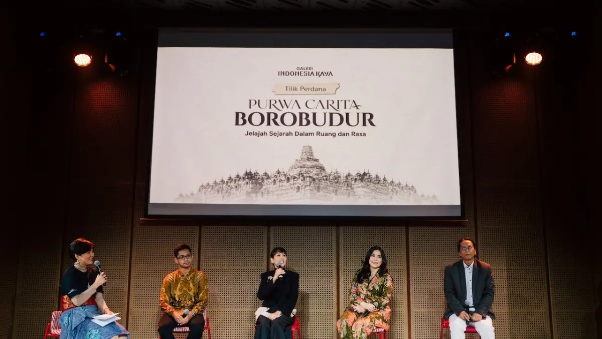 Purwacarita Borobudur merupakan kolaborasi Galeri Indonesia Kaya, Curaweda, dan Bening Digital Indonesia. (ist)