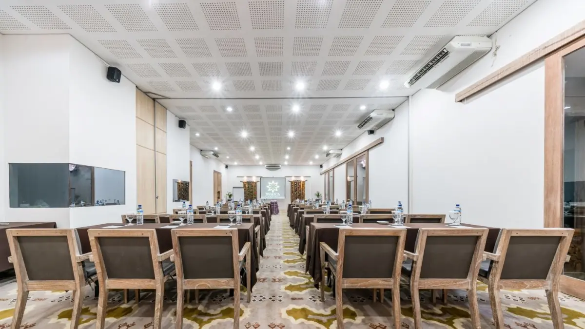 MEWAH: Inilah meeting room di Svarga Resort Lombok yang mewah dan bisa menjadi tempat nyaman untuk Anda rapat.
