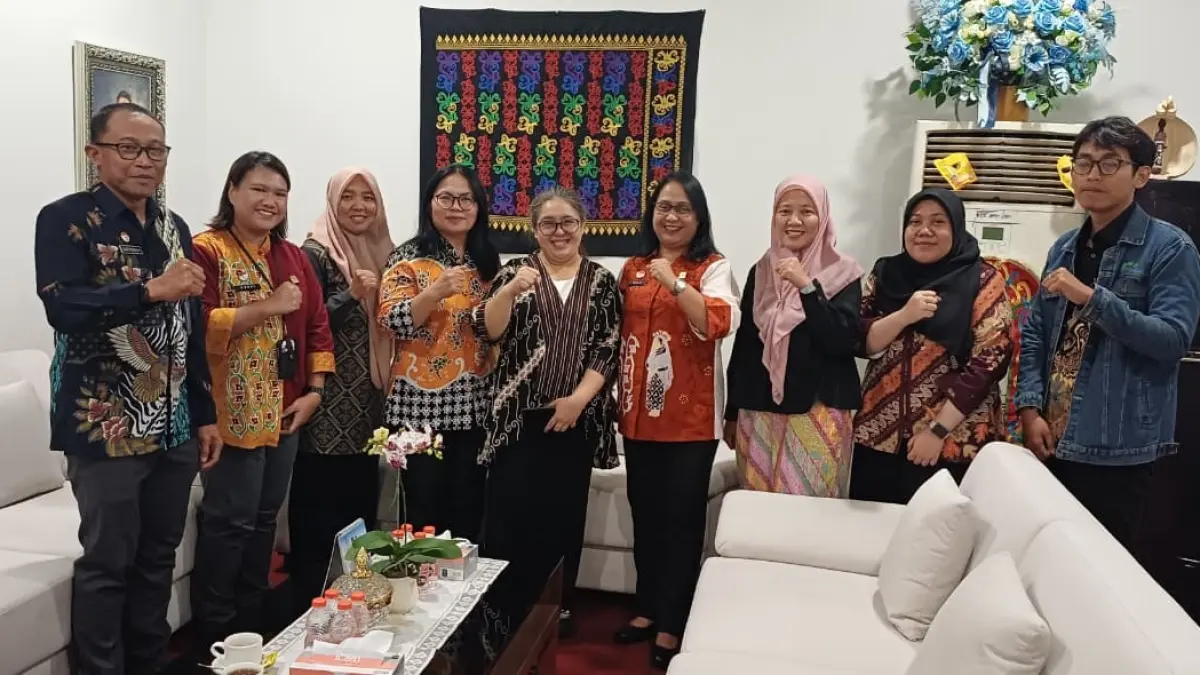 Kepala Kanwil Kemenkum NTB I Gusti Putu Milawati bersama jajaran melakukan koordinasi dengan Direktorat Jenderal Kekayaan Intelektual di Jakarta, Kamis (3/9), terkait penguatan Sentra KI dan pengembangan SIKAP-KI NTB.
