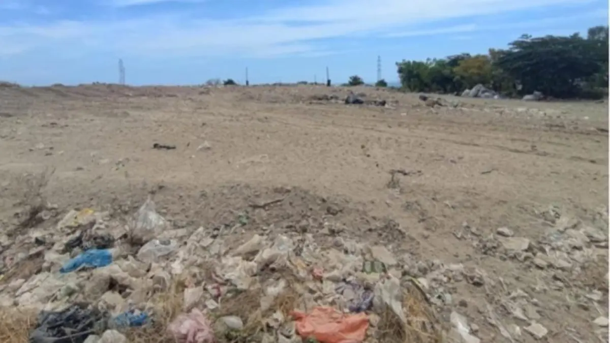 OLAH SAMPAH; Di sekitar area TPA Jugil inilah lokasi pembangunan tempat pengolahan sampah.