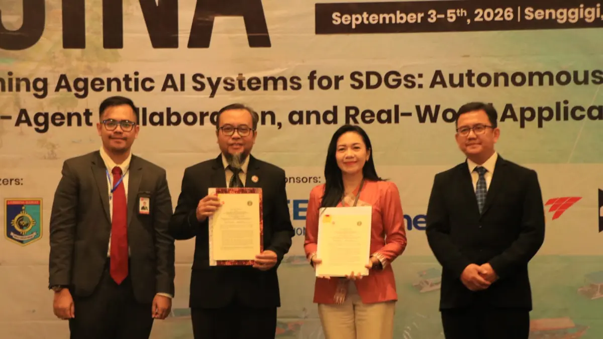 TATA KELOLA DATA: IC3INA 2026 digelar BRIN di Aruna Senggigi, beberapa hari lalu. (IST/LOMBOK POST)