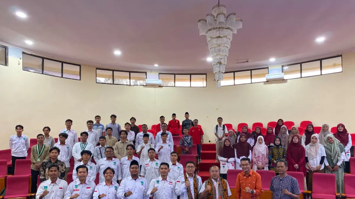 PELANTIKAN: Suasana pelantikan kepengurusan Pengurus Wilayah (PW) KAMMI NTB periode 2026–2028 dan Pengurus Daerah (PD) KAMMI Mataram, Sabtu (5/9). (IST/LOMBOK POST)